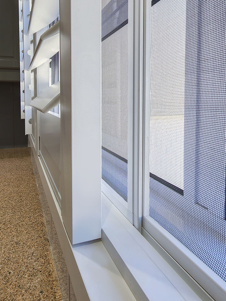 Our Integrated Flyscreen Shutters